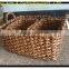 100% pure manual straw stock basket