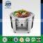 New stainless steel portable outdoor wood barbecue stove