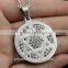 Cute Women Stainless Steel Jewelry Hexagram Rhinestone Pendant Necklace