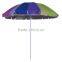 rainbow mini patio sun protection umbrella from sungrade umbrella company