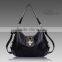 latest college girls shoulder bags genuine cow hide leather shoulder bag with custom logo