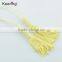 Decorative yellow polyester wholesale tassel