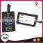 special desgin original debossed black luggage tag