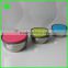 3 Set Stockable Stainless Steel Food Storage Container