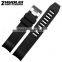 Hotsale 20|22mm new style waterproof rubber watch strap