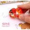 Korea stationery wooden pencil , cute pencil with eraser