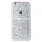Aikusu New design stylish anti scratch crystal glitter gel case for Iphone 6/6S