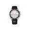 Chronograph SS Genuine Leather Sport Men Watch