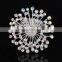 2016 Hotsale AB Rhinestone Snowflake Brooch Pins,Mother Pins For Wedding Decoration