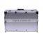 carry-on silver aluminum tool case instrument casing with combination lock for professionals