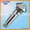 metal drilling of countersink with round shank