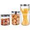 Moisture Proof Geen Easy Cleaning Storage Glass Jars With Tap