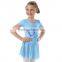 C2129 kids ballet chiffon dress wholesale children ballet dress