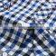OEM t shirt for men plaid fabric men t-shirts embroidery designs