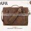 vintage men's genuine leather briefcase for business