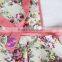 modern sexy design nice flower printed bow sewn kitchen apron