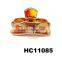 fancy rhinestone plastic african butterfly hair pin plastic hair clips