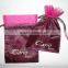 mini printed organza coin bag wholesale