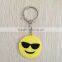 smiling face pvc keychain Keyring