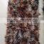 Factory Direct Dye Colorful Fox Skin Fur Plate / Fox Fur Blanket