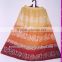 Jaipuri ethnic traditional belly dance Tie & Dye cotton skirts / Jaipuri bandhani work 100% cotton skirts