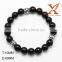 Mens Beaded Bracelets with Charm Wholesale Plastic Black Beads Bracelets Fashions In Jewelry