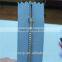 5# metal zipper plated sliver for jackets