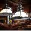 Made In China Elegant Residential Pendant Lighting Iron Chain Colorful Lampshade