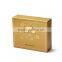 Wholesale hot sale folding yellow cardboard gift box