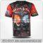 Dye sublimation darts shirts 100% polyester sublimation t shirt