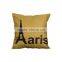 Wholesale Decorative 45*45cm Linen Cotton Cushion Cover, High Quality Square European Fashion Sofa Pillow Cases