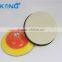 rubber polishing 3'' pads backer with felt wheel