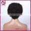 Glueless short full lace 100% human hair wig natural wig for black woman burmese afro curl hair wig