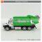 Styles die cast pull back metal toys car garbage truck for wholesale