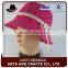 Fashion promotional natural bucket shape straw boater hat