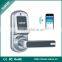 Wireless digital Bluetooth Smart Door Lock with mechanical key for hotel