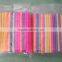 eco-friendly and disposable plastic cup drinking straw for boba tea