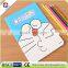 wholesale cheap high quality cartoon custom logo notebook for school