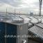 Evacuated tube solar collector for water pump solar heating system
