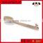 White color boar bristle bath body brush