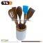 bamboo kitchenware tube with white painting