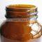 10oz Amber wide mouth glass bottle for Tablet