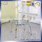 Metal glass coffee table for sale