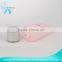 Clear plastic PE cosmetic tube with crew-on cap