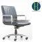 Ergonomic Middle Back Cheap Office Chair With Synthetic Black Leather Office Conference Chair