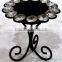 Black Iron & Glass Crystal Votive Tealight T-Light Candle Holder