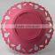 high grade hollow out diamond tray for party with a base