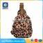 Fashion design leopard lines ladies colorful shoulder bags with long handles
