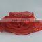 Red gauze flapper style cloche retro hat for women