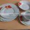 Elegance fine porcelain Ceramic Type round dinner sets with flower tableware dinnersets porcelain crockery items dinnerware sets